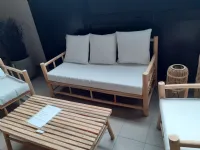 Divano java teak Outlet etnico: Arredo Giardino a prezzo scontato