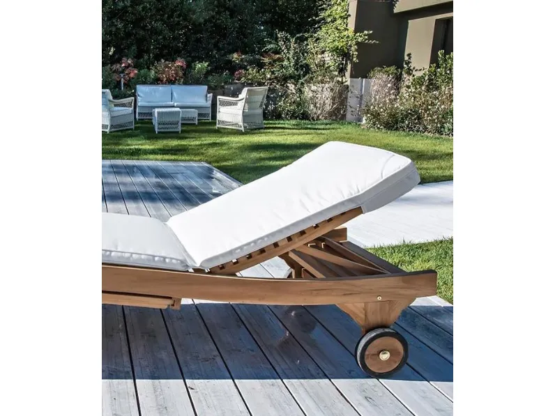 Md work Sdraio teak luxury : Arredo Giardino in offerta