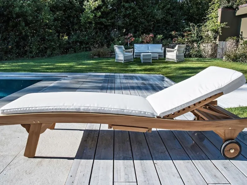 Md work Sdraio teak luxury : Arredo Giardino in offerta
