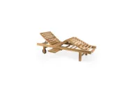 Arredo giardino Md work Sdraio vero teak naturale  A PREZZI OUTLET