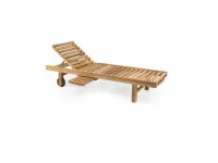 Arredo giardino Md work Sdraio vero teak naturale  A PREZZI OUTLET