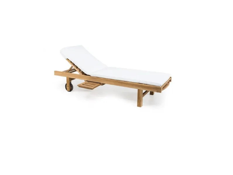 Arredo giardino Md work Sdraio vero teak naturale  A PREZZI OUTLET