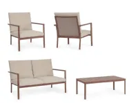 Arredo giardino Outlet etnico Set4 salotto konnor A PREZZI OUTLET