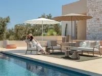 Arredo giardino Ombrellone ermes con pouf Talenti a prezzo scontato