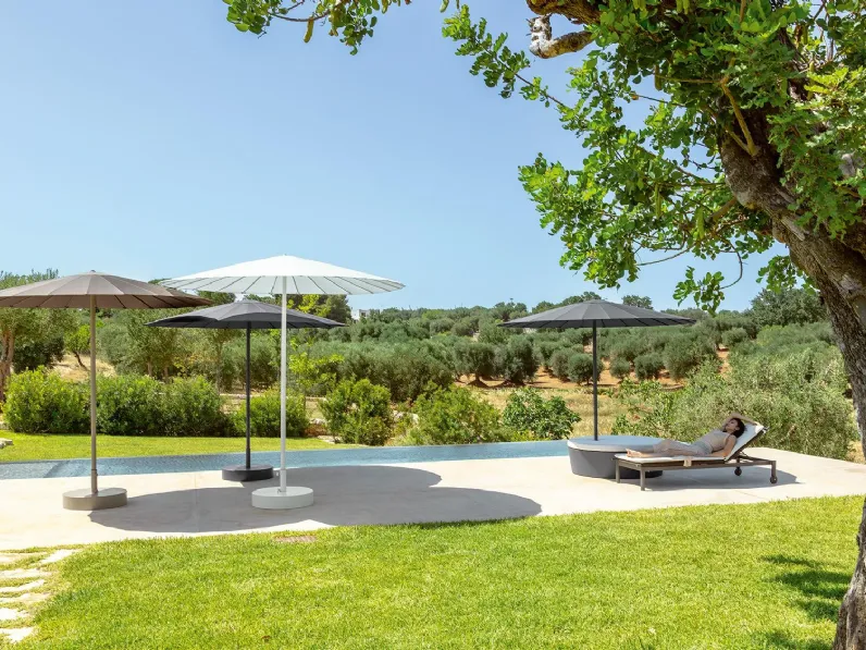 Arredo giardino Ombrellone ermes con pouf Talenti a prezzo scontato