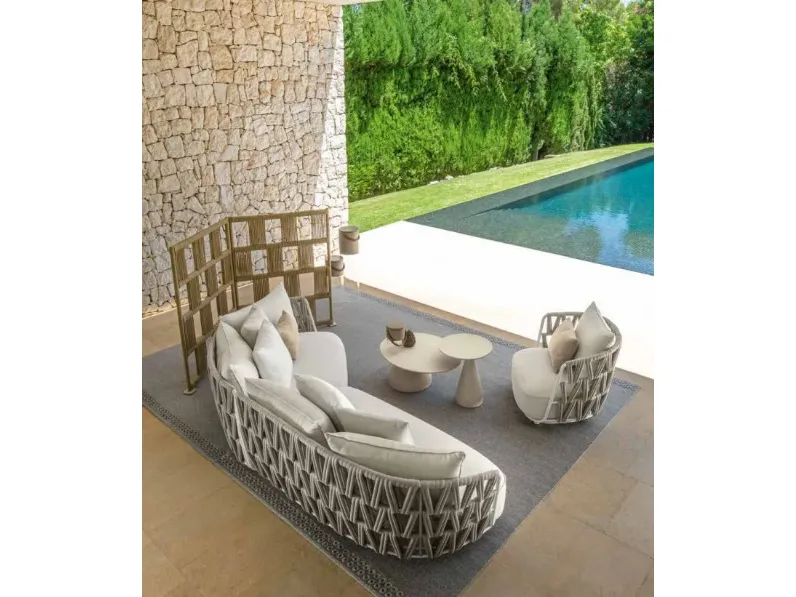 Set swipe divano + chaise longue Talenti Arredo Giardino IN OFFERTA  