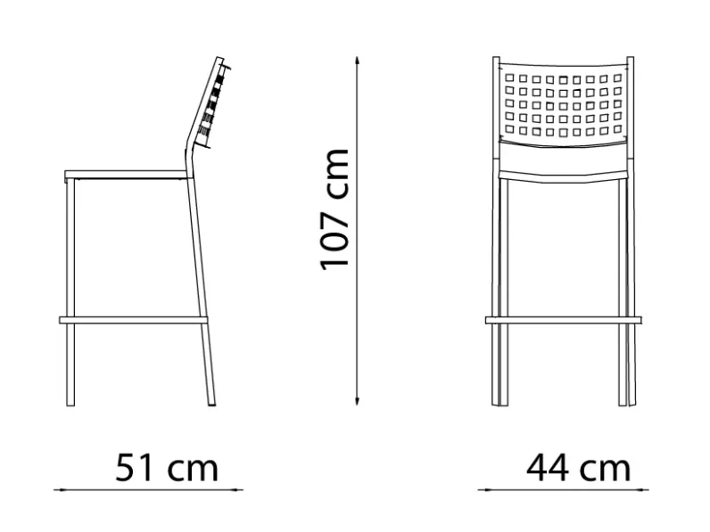 Arredo Giardino Vermobil Tavolo alto quatris con 2 sgabelli alice a prezzo ribassato