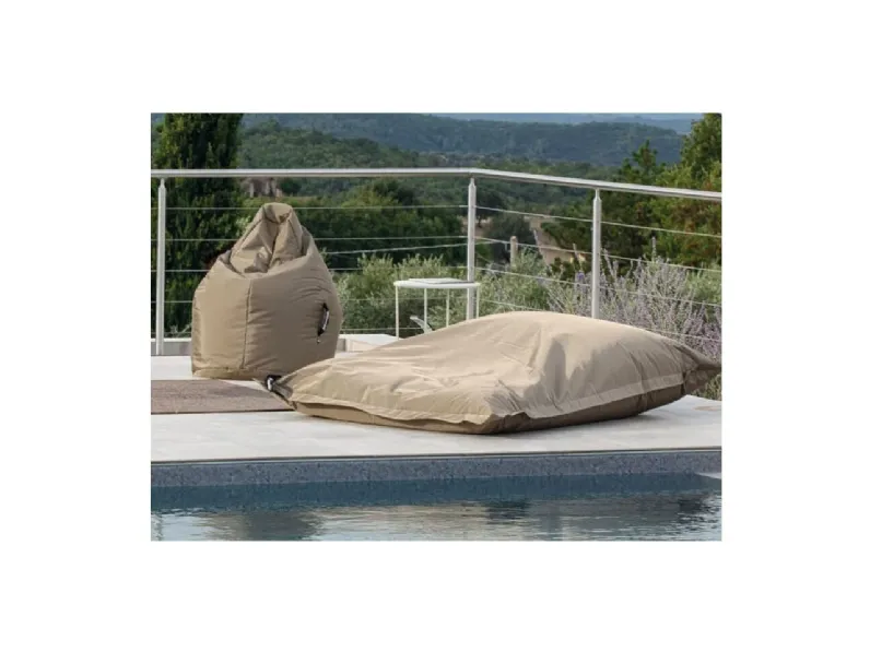 Arredo giardino Poltrona per esterno bean bag tortora Vermobil a prezzo scontato