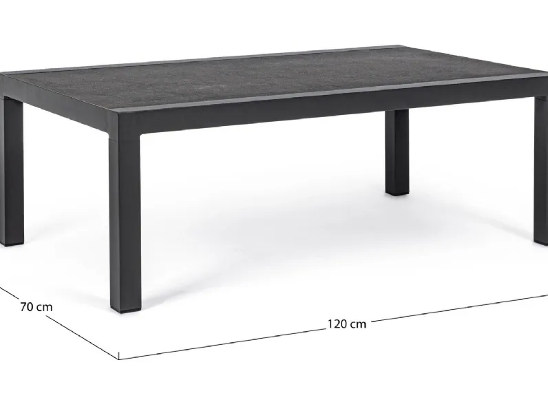 Mobile giardino Tavolino kledi 120x70 cm - bizzotto di Bizzotto a prezzo scontato