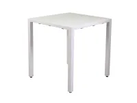 Arredo Giardino Alma alluminio 80x80 bianco - vacchetti Collezione esclusiva a prezzo scontato