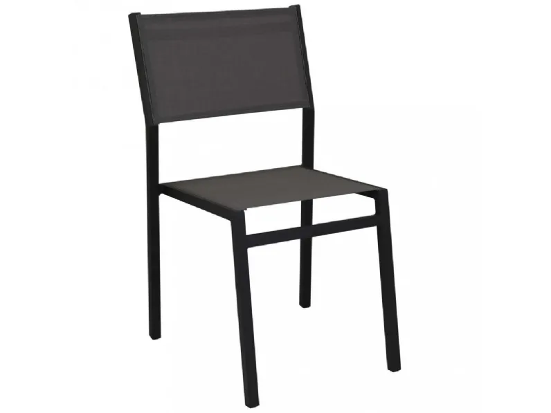 Mobile giardino Tavolo houston allungabile 135/180 con 4 sedie avana antracite cosma di Cosma outdoor living a prezzo ribassato