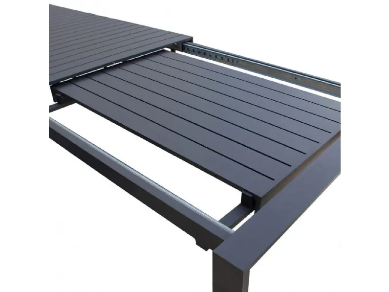 Mobile giardino Tavolo houston allungabile 135/180 con 4 sedie avana antracite cosma di Cosma outdoor living a prezzo ribassato