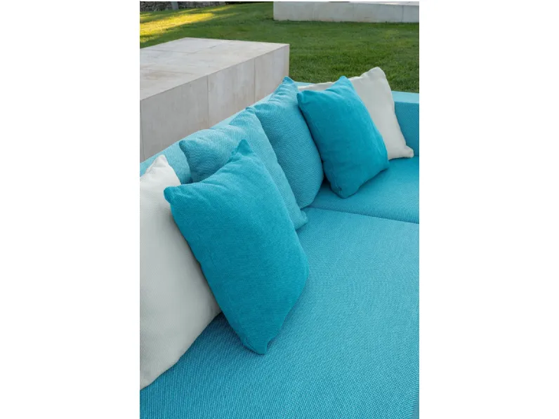 Divano per l'esterno Talenti Cleo teak sofa  cm 230  ecru'  a prezzi outlet 
