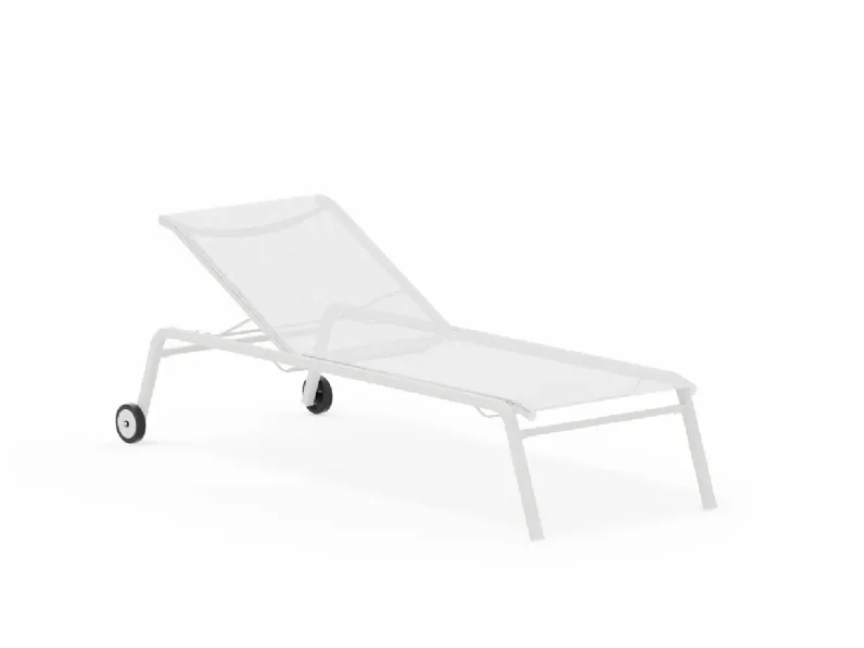 Arredo giardino Vermobil Lettino alice bianco a prezzo ribassato
