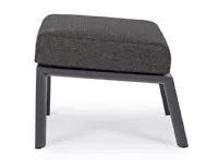 Bizzotto Ottoman kledi antracite con cuscino - bizzotto: arredo giardino a prezzi outlet