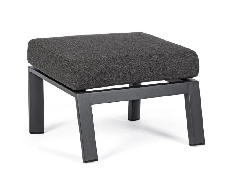 Bizzotto Ottoman kledi antracite con cuscino - bizzotto: arredo giardino a prezzi outlet