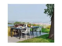 Arredo Giardino Nardi Set tavolo rio 210 ext con seduta doga armchair a prezzo ribassato