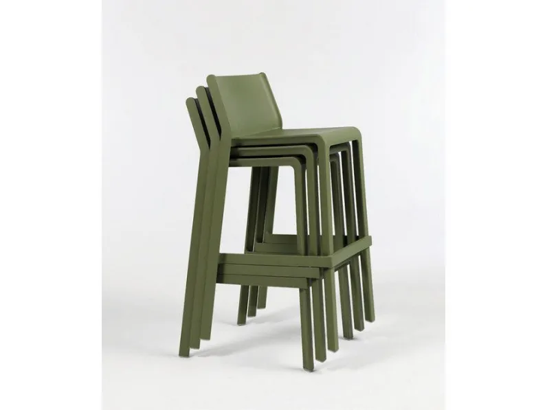 Sgabello trill stool verde agave  Nardi: arredo giardino in Offerta Outlet