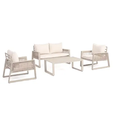 Set salotto captiva bianco o antracite Outlet etnico: arredo giardino in Offerta Outlet