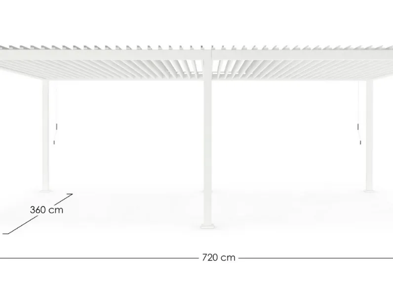 Arredo giardino Pergola ocean Bizzotto a prezzo scontato
