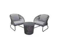 Arredo Giardino Collezione esclusiva Salotto alluminio viking grigio  A PREZZI OUTLET