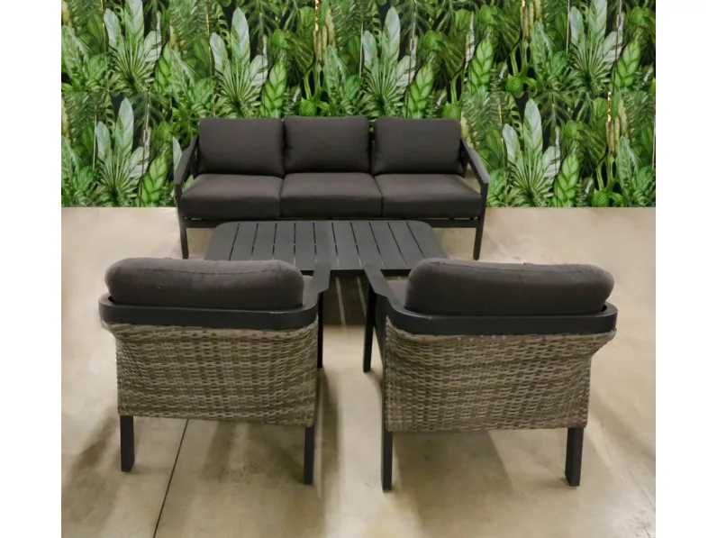 Arredo Giardino Salotto cordova antracite - bizzotto Bizzotto OFFERTA OUTLET