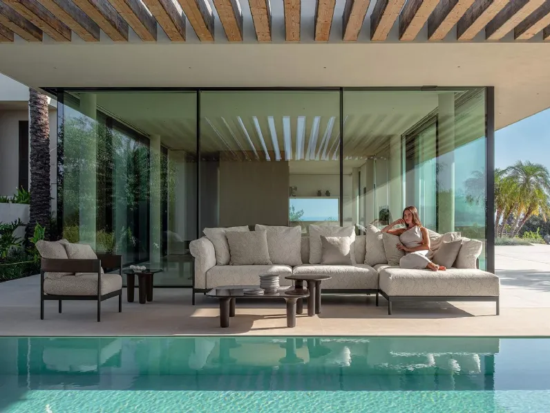 Flow collection divano con poltrone Talenti Arredo Giardino IN OFFERTA  