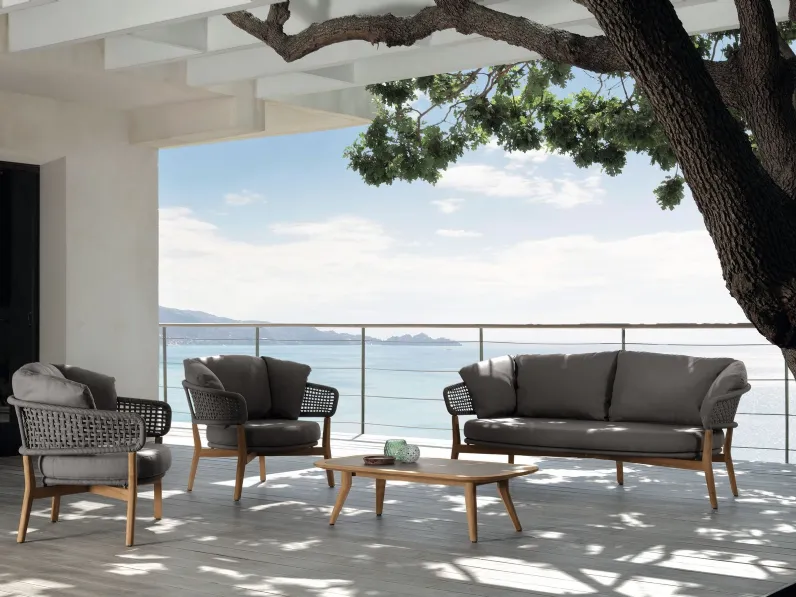 Talenti Set divano moon teak  Arredo Giardino A PREZZI SCONTATISSIMI  