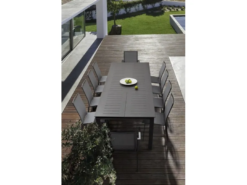 Arredo Giardino Bizzotto Tavolo allungabile konnor 200/300 antracite a prezzo scontato