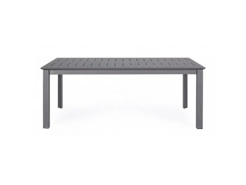 Tavolo da giardino Tavolo konnor allungabile 200/300 cm e 8 poltroncine konnor antracite Bizzotto a prezzo scontato