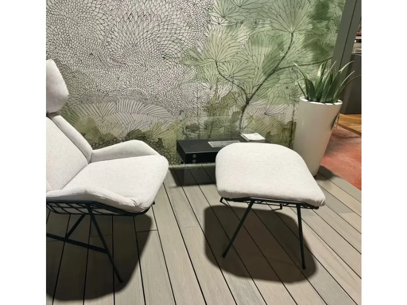 Arredo Giardino Poggiapiedi summer Varaschin OFFERTA OUTLET