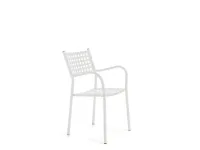 Mobile giardino modello Poltroncina alice bianco con braccioli di Vermobil IN OFFERTA