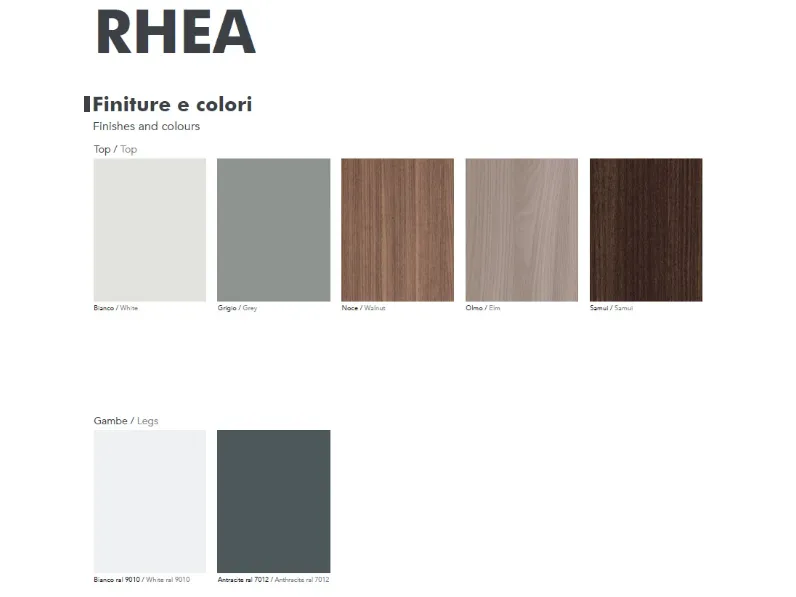 Scrivania direzionale modello Rhea direzionale con mobili e sedia in legno ad un prezzo davvero conveniente
