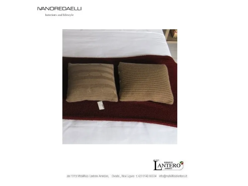 Cuscini letto Coppia cuscini in puro cachemire  in Piuma d'oca di Redaelli a prezzi davvero convenienti