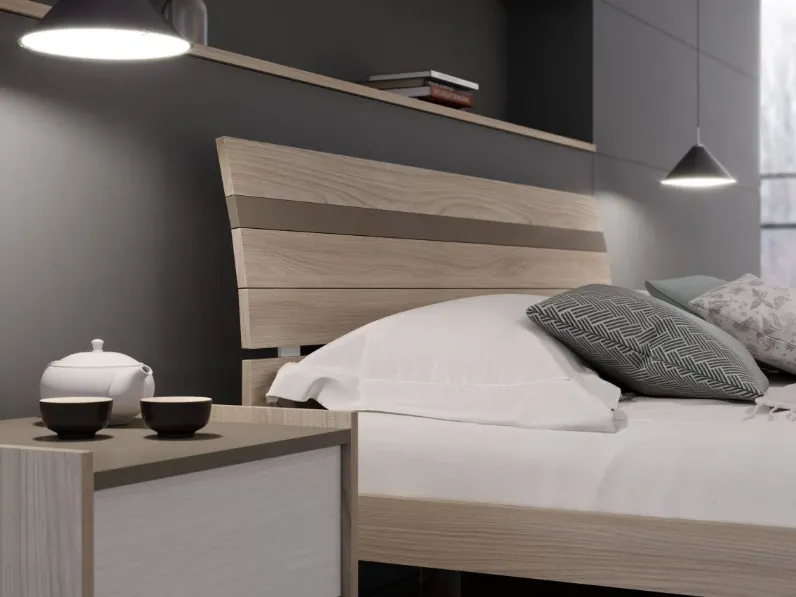 Camera da letto San martino mobili 105 a prezzo ribassato in laminato