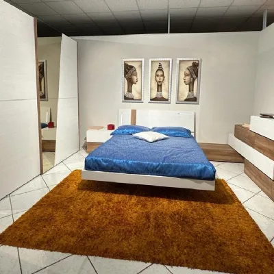 Camera da letto Spar 2nightone  a prezzo scontato in legno