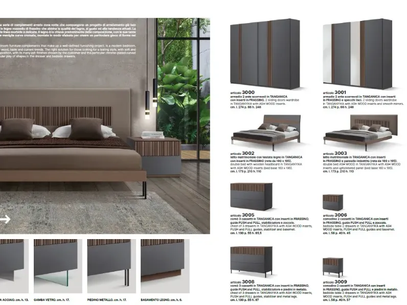Camera da letto Camera marica Artigianale in legno a prezzo scontato