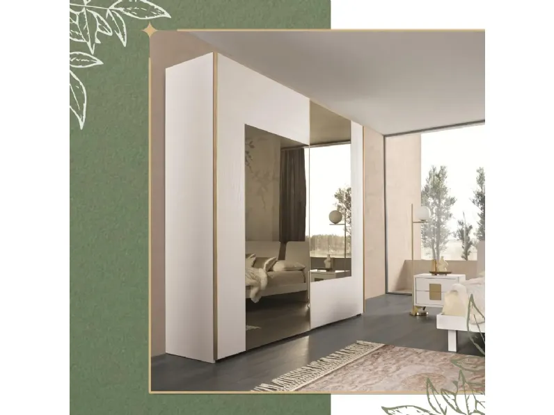 Camera da letto Camera matrimoniale mod.luxury Gierre mobili PREZZI OUTLET