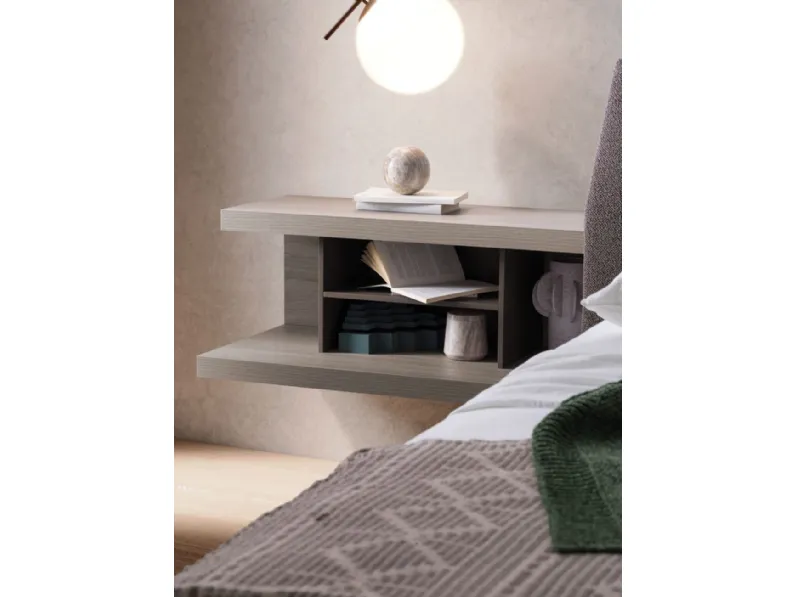 Camera da letto Camera matrimoniale orme night 20 Orme in laminato in Offerta Outlet
