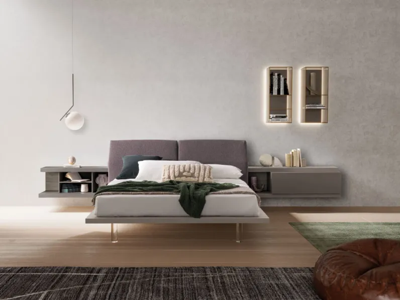 Camera da letto Camera matrimoniale orme night 20 Orme in laminato in Offerta Outlet