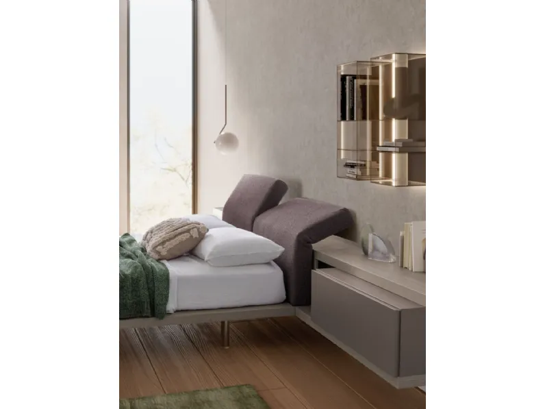 Camera da letto Camera matrimoniale orme night 20 Orme in laminato in Offerta Outlet