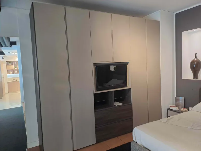 Camera da letto Camera modello presa   tortora Tagliabue mobili in laminato a prezzo scontato