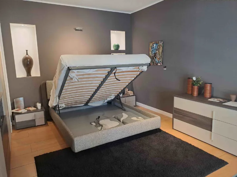 Camera da letto Camera modello presa   tortora Tagliabue mobili in laminato a prezzo scontato