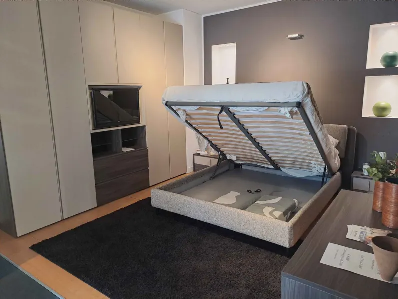 Camera da letto Camera modello presa   tortora Tagliabue mobili in laminato a prezzo scontato
