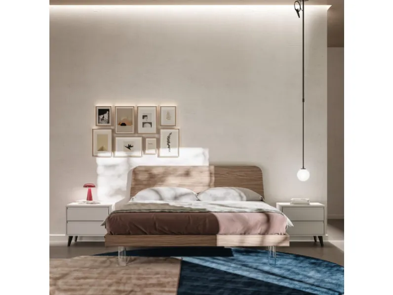 Camera da letto Camera night 09 Orme in laminato a prezzo Outlet