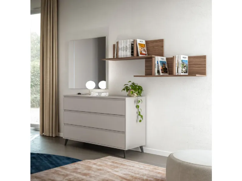 Camera da letto Camera night 09 Orme in laminato a prezzo Outlet