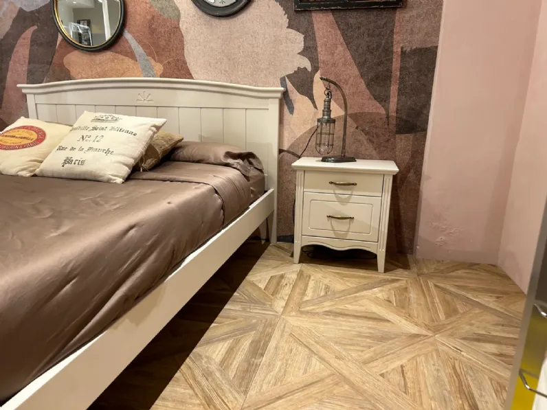 Camera da letto Collezione romantic Callesella in laccato opaco in Offerta Outlet