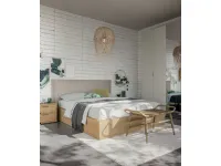 Camera da letto Composizione aria 319 Santalucia in laminato a prezzo Outlet