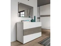 Camera da letto Composizione flo' 302 Santalucia in laminato a prezzo ribassato