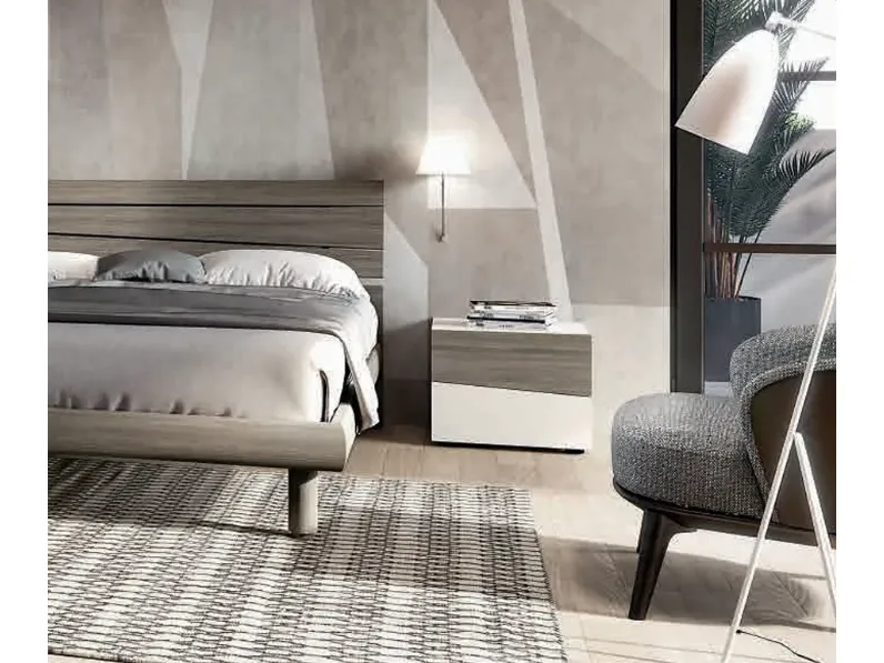 Camera da letto Composizione flo' 302 Santalucia in laminato a prezzo ribassato